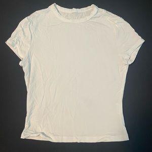 White baby tee